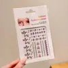 Adesivos de Pintura Facial Cartoon para Crianças Decorarem Rostos de Meninas, Adesivos para Cantos dos Olhos de Princesa, Adesivos de Maquiagem para Apresentações de Meninas