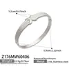 Pulseira de nó banhada a ouro 18K, best-seller internacional para mulheres, pulseira de aço inoxidável 316L, simples e elegante, não desbota, atacado