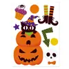 Pegatinas Decorativas de Halloween Pegatinas Electrostáticas para Ventana y Pared Diseño de Escena de Terror para Centro Comercial Pegatinas para Puerta de Cristal de Escaparate