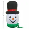 Modelo Inflável de Boneco de Neve, Enfeite Inflável, Modelo Inflável de Natal, Modelo de Decoração Inflável para Festa ao Ar Livre no Quintal