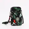 Bolsa diagonal para teléfono móvil al por mayor Nueva Bolsa pequeña para mujer Bolsa de tela para teléfono móvil bolsa vertical para cuello brazo muñeca monedero