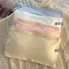 Sujetador strapless de mujer sin costuras antideslizante, sujetador tipo bandeau de seda helada de una sola pieza, sujetador push-up para busto pequeño para niñas, delgado