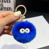 Internet Vermelho Grandes Olhos Brancos Pingente de Pelúcia Chaveiro de Carro Casal Bolsa Enfeites Pendurados Atacado Boneca Máquina Caixa Cega Pequeno Presente