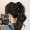 Pinza Banana para Cola de Caballo Alta Estilo Coreano Pinza Vertical para Mujeres 2026 Exquisita Pinza de Pelo de Gama Alta para Volumen de Cabello Grande Accesorio para el Cabello Tocado