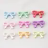 Encantos Lindos de Plástico 3D de Estrella con Lazo en la Esquina Cuentas Espaciadoras Iridiscentes Perlescentes Cuentas Sueltas Accesorios para Manualidades DIY