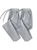 Pantalones Casuales Talla Grande Hombre Primavera Otoño 2026 Nuevos Estilo Japonés Modernos Sueltos Adelgazantes Deportivos Pierna Recta Largos Ropa de Hombre