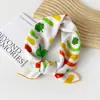 Pedidos Japoneses y Coreanos 58 Bufandas de Seda Bufandas Cuadradas Pequeñas Pañuelos para la Cabeza de Mujer Versátiles Estampado Paisley Bufandas de Algodón y Lino Venta al por Mayor Verano Estilo Delgado