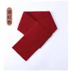 Bufanda Pequeña 100% Lana Pura para Hombre, Protección Cálida de Invierno para el Cuello, Bufanda de Lana Tejida para Mujer, Tejido de Cachemira