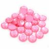 Resina Ôpalas Redondas Brancas Fundo Plano Anéis Ultra Leves DIY Hanfu Unhas Arte Acessórios Material Patch