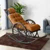 Sillón mecedor reclinable silla para persona perezosa siesta sala de estar balcón reclinable persona perezosa puede reclinarse puede dormir silla de ocio silla mecedora para ancianos