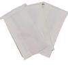 Bolsa de Papel Kraft Blanca, Bolsa Desechable de Papel Recubierto de Grado Alimenticio para Empaque de Pan de Desayuno con Fondo Puntiagudo y Sello