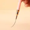 Pinceles Metálicos para Arte de Uñas, Juego de 5 Pinceles para Arte de Uñas, Juego de Pinceles para Diseño de Arte de Pintura para Decoración de Uñas y Herramientas de Dibujo, Adecuado para Líneas Largas, Detalles Finos y Dibujo Intrincado. Tallas: 4/8/12/20/25 mm, Rosa