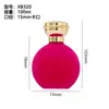 Botella de Perfume de Vidrio Flocado 100ml Botella Pequeña Recargable de Vidrio Transparente Botella con Atomizador Vacía al por Mayor Botella Vacía con Tapa de Perfume Flocada