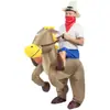 Disfraz Divertido de Vaquero Occidental para Montar Niños Atuendo de Presentación para Adultos Venta al por Mayor Disfraz de Festival para Escenario Disfraz de Caballo Inflable