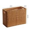 Cesta de Almacenamiento para Revistas de Estudio en Casa Estilo Japonés Caligrafía y Pintura Estante de Almacenamiento para Vino Tinto Estilo Europeo Cesta Tejida para Snacks y Comestibles Cesta para Ropa Sucia