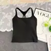 Lencería de Primavera y Verano Diseño Paracaídas Espalda Bonita Camisola Sexy Chica Caliente Algodón Acanalado Corte Delgado Top Básico Puro Deseo
