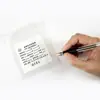 Bolsa de Muestra Patológica Manuscrita Bolsa de Plástico Transparente con Cierre Ziplock Bolsa de Prueba Médica Boca Sellada Bolsa de Plástico