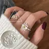 Anillos de Línea Multicapa para Mujer, Espiral Geométrica de Moda Retorcido Personalizado Estilo Nuevo Anillo Abierto, Anillo Dulce y Fresco para el Dedo Índice