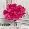 Buquê de Cinco Cabeças de Hortênsias Artificiais com Toque de Luxo, Adequado para Arranjos de Flores de Casamento, Decoração de Hotel e Casa, e como Adereço de Fotografia