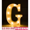 Luz LED de Feliz Aniversário, Número em Inglês Luz Colorida, Adereços Luminosos para Cena de Confissão Romântica, Luz de Letra Atacado