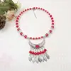 Estilo étnico gola retrô joias artesanais gola Miaoyin atacado Xizang gola de contas de prata A2441