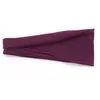 Faixa de Cabeça Esportiva para Corrida e Fitness para Homens e Mulheres Yoga Absorvente de Suor Antiperspirante Faixa Lenço de Cabeça Elástico Lenço de Cabeça de Cor Sólida Faixa de Cabeça de Aba Larga