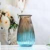 Florero de Cristal Europeo Casual, Florero Hidropónico, Adornos Decorativos Creativos de Escritorio para Sala de Estar, Decoración para el Hogar con Flores Secas