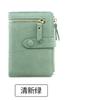 Cartera corta para mujer, estilo coreano, plegable, multifuncional, estilo estudiante, 2023