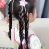 Pinza para el pelo de peluca para niños color degradado accesorios para el pelo de peluca cuerda para el pelo de editor masculino pinza de pelo de unicornio clip de pareja de dibujos animados