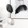 70 Designs de Joias, Acessórios de Cabeça e Acessórios DIY Feitos com Penas Pretas, Penas de Peru, Penas de Ganso e Penas de Avestruz
