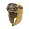 Sombrero Pilot Lamb Velvet Lei Feng Transfronterizo Otoño e Invierno Sombrero de Algodón a Prueba de Frío Sombrero Cálido con Protección para los Oídos para Esquí al Aire Libre