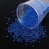 20g Cuentas de Arroz de Vidrio Transparente Colorido No Poroso Cuentas Burbuja DIY Cuentas Burbuja Rellenas a Mano Pegamento Micro Cuentas Joyería