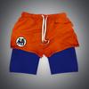 Shorts con Impresión Digital 3D de la Serie Dragon Ball Pantalones de Playa de Doble Capa Amazon Comercio Electrónico Transfronterizo Suministro Caliente