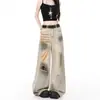 Jeans de pierna ancha rasgados estilo americano para calle, para hombre y mujer, 25 modelos nuevos de verano, holgados y estilizados, con un diseño único, pantalones de pierna recta