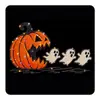 Série Halloween Tendência Europeia e Americana Desenhos de Transferência Térmica com Strass Fábrica Direta Atacado Lanterna de Abóbora Padrão Fantasma Acessórios para Moletom com Strass