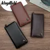 Nueva Cartera Larga para Hombres de Negocios Bolso de Mano con Cremallera Multifuncional Bolso de Mano con Múltiples Ranuras para Tarjetas Portátil Soporte para Tarjetas de Teléfono Móvil