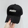 Gorra de béisbol con parte superior dura y rasgada, bordada, estilo coreano, para primavera y verano. Gorra pequeña con visera y nueva apariencia para mujer, moda masculina.