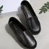 Mocasines de Piel Suave Talla Grande 2026 Nuevos para Mujer Versátiles para el Trabajo Planos Bajos sin Cordones Mujer