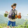 2026 Nueva Bolsa Ligera para Botella de Agua al Aire Libre para Hombres y Mujeres, Mochila con Cierre de Cordón, Bolsa para Teléfono, Bolso Cruzado Deportivo para Senderismo