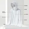 Rascacielos Hielo Seda UPF50+ Ropa Protección Solar Hombre Verano 2025 Nuevo Anti-UV Transpirable Delgado Pesca Ropa Protección Solar