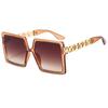 Nuevos gafas de sol de cadena para pie de moda ins gafas de sol personalizadas para mujeres europeas y americanas marea venta al por mayor transfronteriza