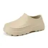 Zapatos de chef para hombre y mujer, pantuflas impermeables de talón cerrado, zapatos específicos para cocina, botas de lluvia sin cordones, zapatos de trabajo antideslizantes de protección laboral al por mayor