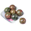 Flor Natural Piedra Verde Bola de Cristal Simbiótica Bola de Cristal Amatista Feng Shui Muebles para el Hogar Fábrica Venta al por Mayor Cristal Blanco