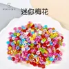Mini Color Plástico Botones Mixtos Niños DIY Hecho a Mano Pegar Pintura Bolsita de Materiales para Botones Botón para Cardigan Ropa