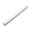 Carcasa para Tira de Luces LED de Silicona Flexible en Stock, Canaleta de Luz LED Frontal Empotrada Impermeable Integrada para Exteriores