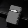 Dunhao Caja de Cigarrillos Portátil de Aleación de Aluminio Creativa para Hombres, con Grabado Personalizado, Doble Uso Suave y Duro, Caja de Cigarrillos Anti-Presión y a Prueba de Humedad