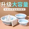 Lavabo plegable engrosado para dormitorios estudiantiles, tamaño grande para uso doméstico y viajes, lavabo de plástico para dormitorios estudiantiles, lavabo plegable