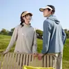 Ropa de protección solar para exteriores moderna y popular para hombres, chaqueta de secado rápido resistente a los rayos UV, ropa de protección solar extremadamente elegante para mujeres, alta gama hecha a medida