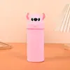 Porta-canetas de Silicone Desenho Animado Estojo Porta-lápis Estilo Fofo Armazenamento Porta-canetas de Alto Valor Estudante Criativo Bolsa de Papelaria Bolsa para Lápis