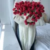 Manta Feita à Mão Acabada Presente Manta com Flor de Rosa Presente de Dia das Mães para Namorada Manta de Sofá Lírio-do-Vale Manta com Flores